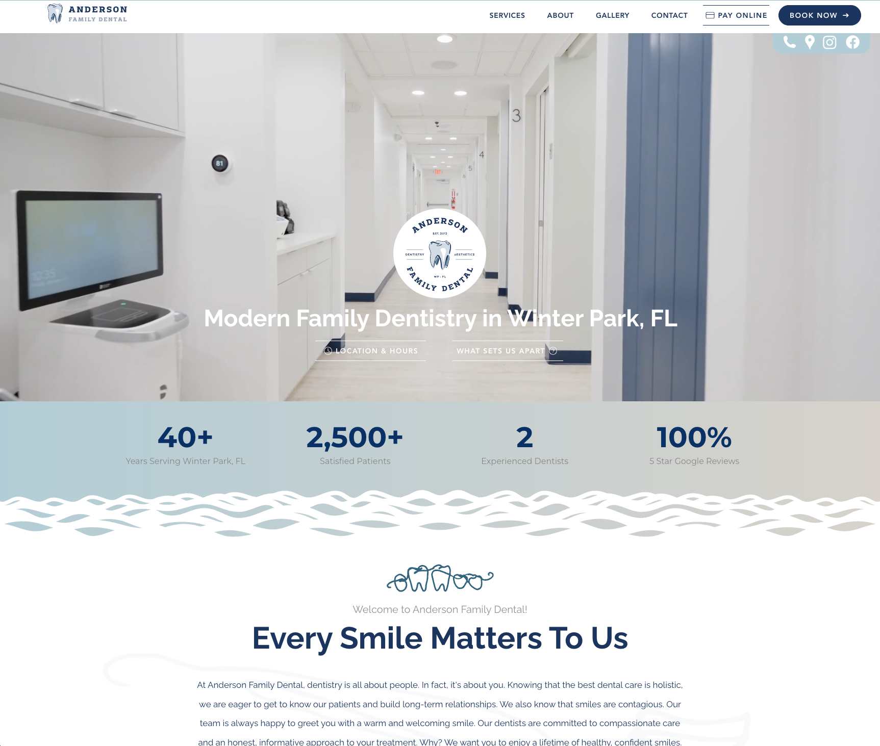Anderson Family Dental: Achieving SEO Success